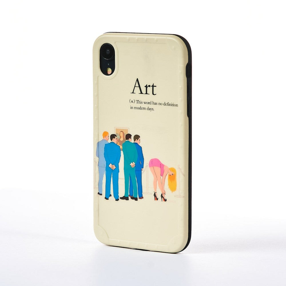 Husa Gossip - iPhone XR - Alb