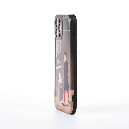 Husa The New Mona Lisa - iPhone 12 Pro - Maro