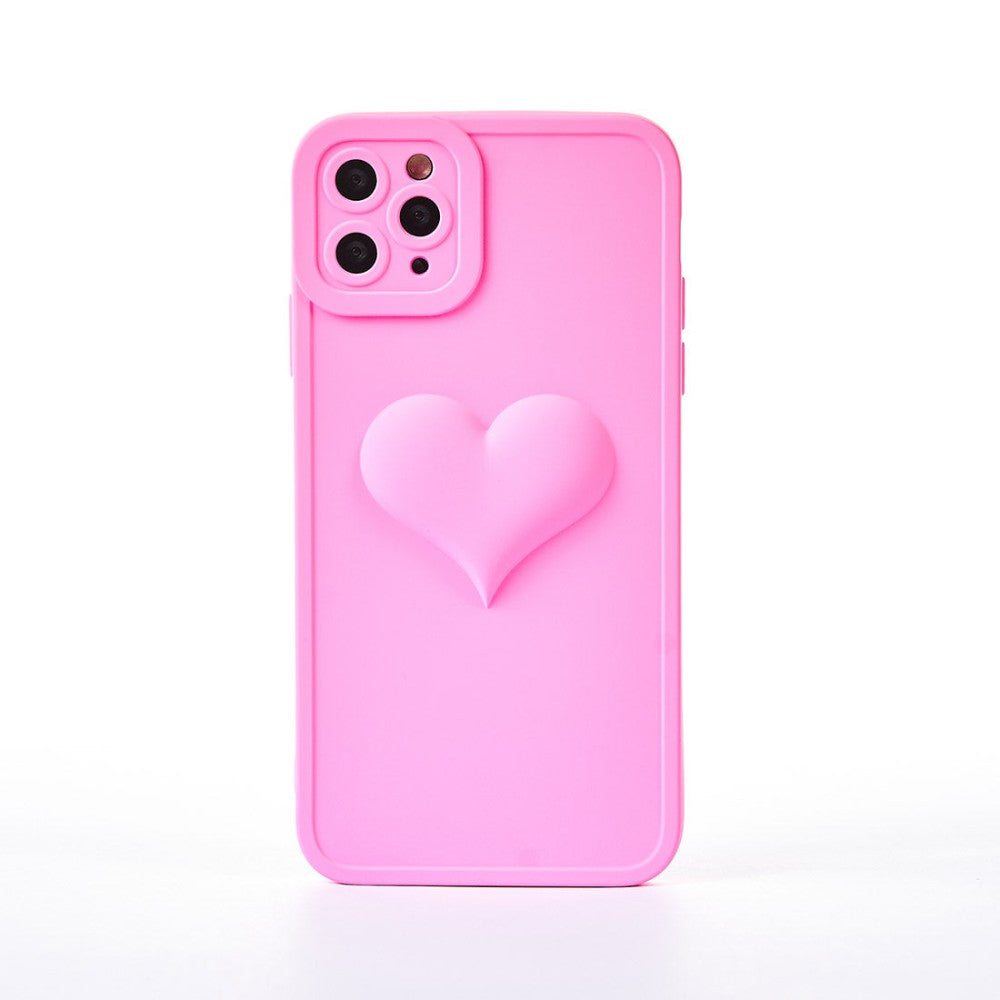 Husa Full Heart - iPhone 11 Pro Max - Roz Aprins