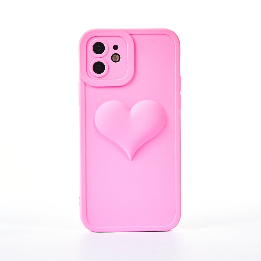 Husa Full Heart - iPhone 12 - Roz Aprins