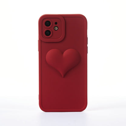 Husa Full Heart - iPhone 12 - Visiniu