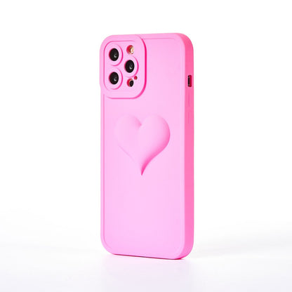 Husa Full Heart - iPhone 12 Pro Max - Roz Aprins