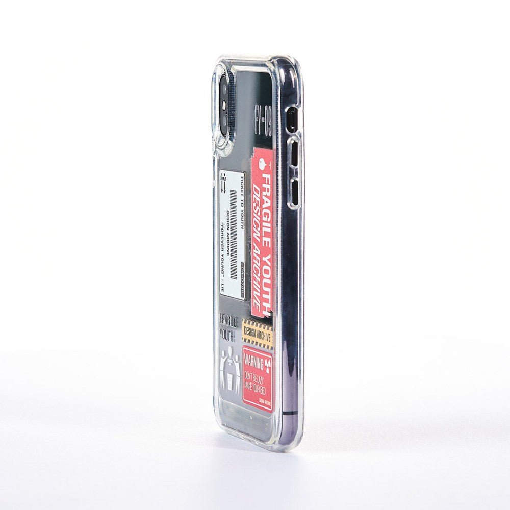 Husa Checked in - iPhone X/XS - Clear