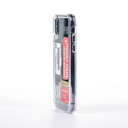 Husa Checked in - iPhone X/XS - Clear