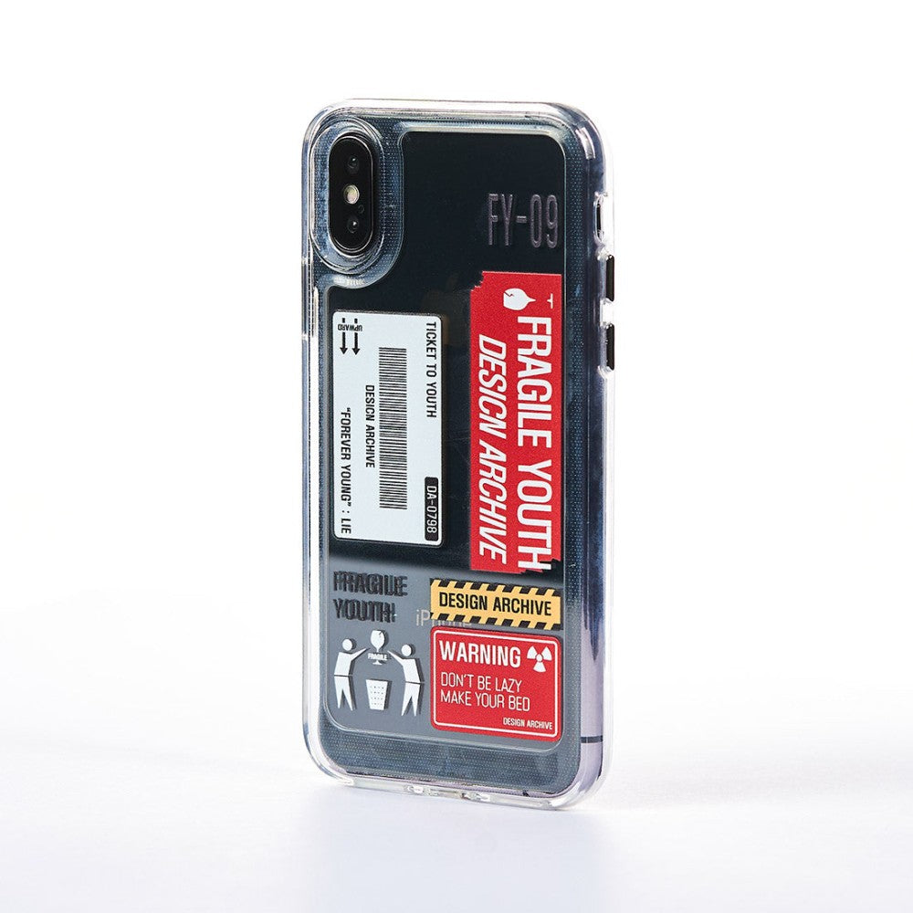 Husa Checked in - iPhone X/XS - Clear