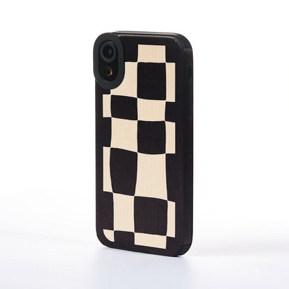 Husa Squareforming - iPhone XR - Alb/Negru