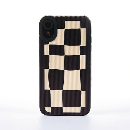Husa Squareforming - iPhone XR - Alb/Negru