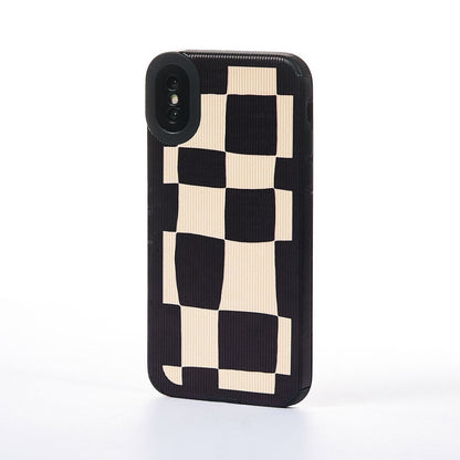 Husa Squareforming - iPhone X/XS - Alb/Negru