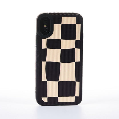Husa Squareforming - iPhone X/XS - Alb/Negru