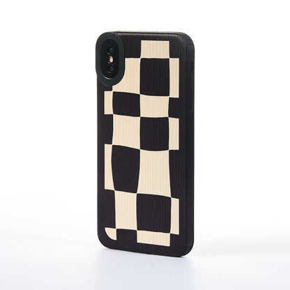 Husa Squareforming - iPhone XS Max - Alb/Negru