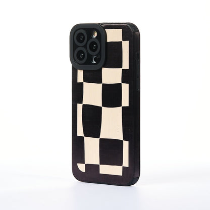 Husa Squareforming - iPhone 12 Pro Max - Alb/Negru