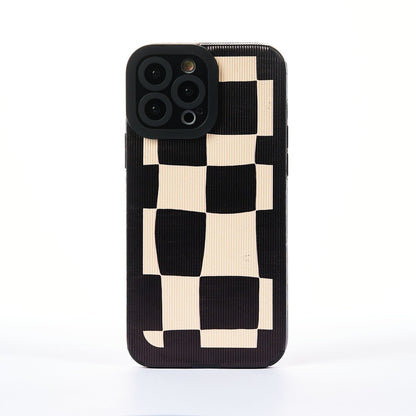 Husa Squareforming - iPhone 13 Pro Max - Alb/Negru