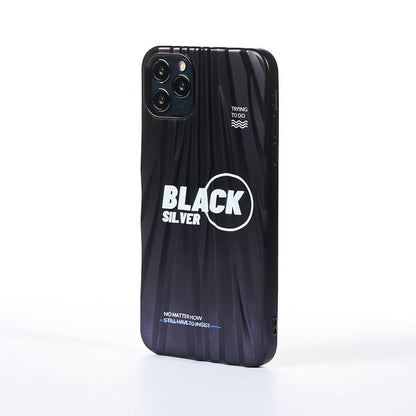 Husa Black Silver - iPhone 11 Pro Max - Negru