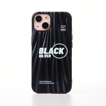 Husa Black Silver - iPhone 13 - Negru