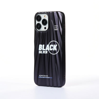 Husa Black Silver - iPhone 13 Pro Max - Negru