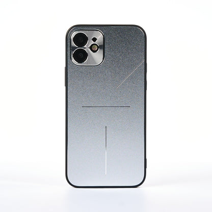 Husa Metalines - iPhone 12 - Silver