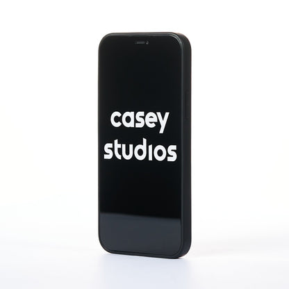 Husa Metalines - iPhone 12 - Negru