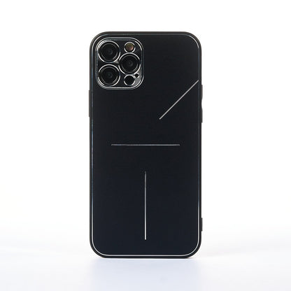Husa Metalines - iPhone 12 Pro - Negru
