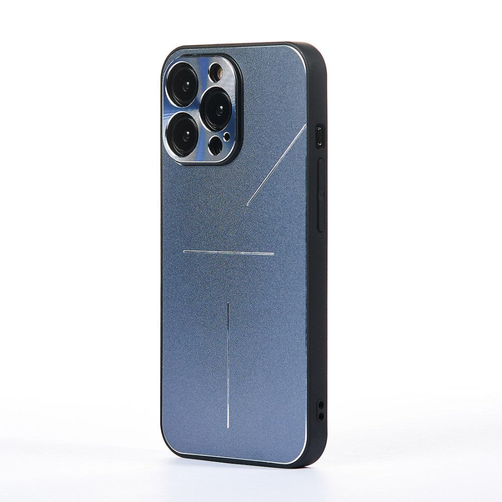 Husa Metalines - iPhone 13 Pro - Albastru