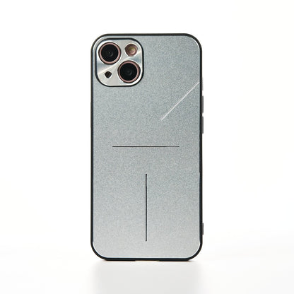 Husa Metalines - iPhone 13 - Silver