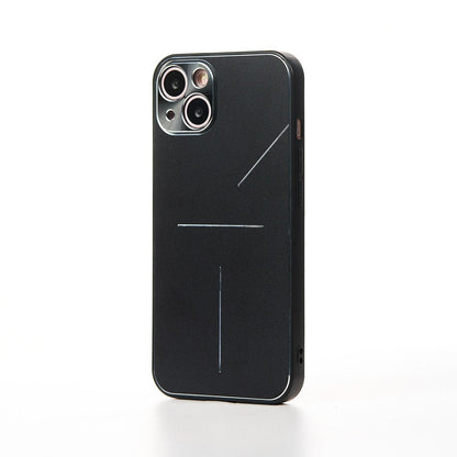 Husa Metalines - iPhone 13 - Negru