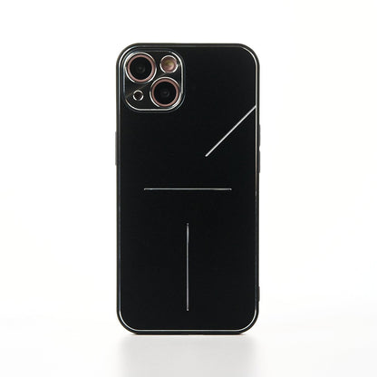 Husa Metalines - iPhone 13 - Negru