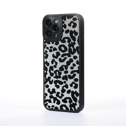 Husa Furry Print - iPhone 13 Pro Max - Silver