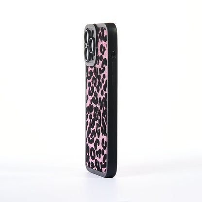 Husa Furry Print - iPhone 13 Pro Max - Roz