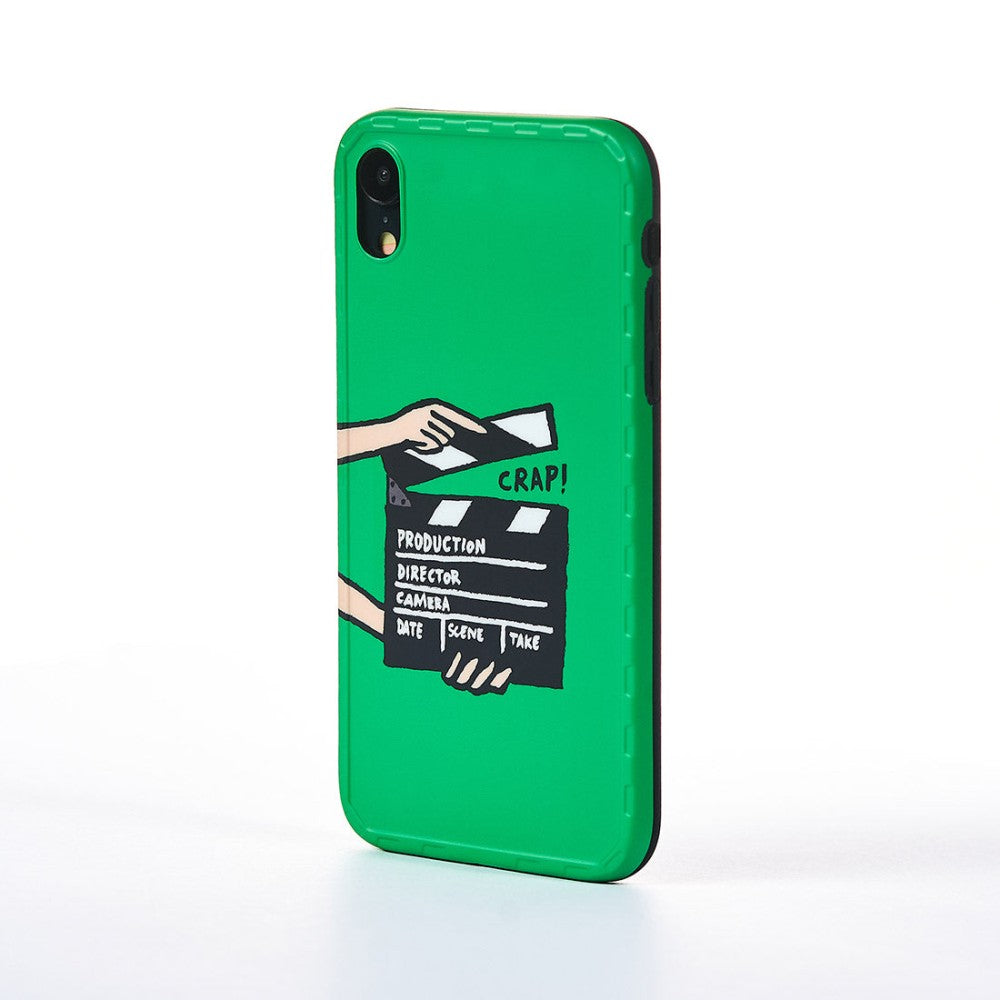 Husa Ready? Action! - iPhone XR - Verde