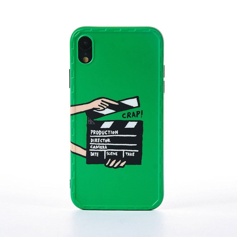 Husa Ready? Action! - iPhone XR - Verde