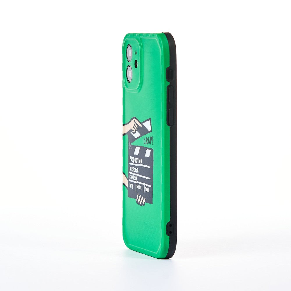 Husa Ready? Action! - iPhone 12 - Verde