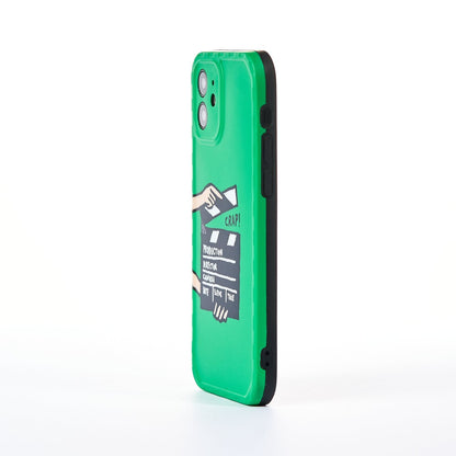 Husa Ready? Action! - iPhone 12 - Verde