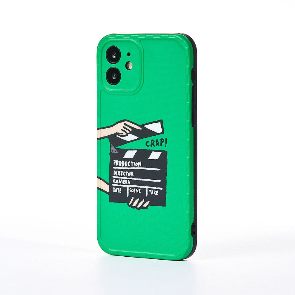 Husa Ready? Action! - iPhone 12 - Verde