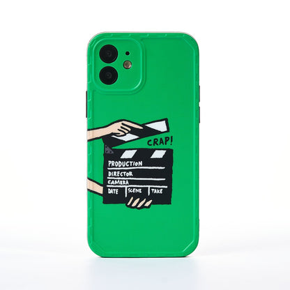 Husa Ready? Action! - iPhone 12 - Verde