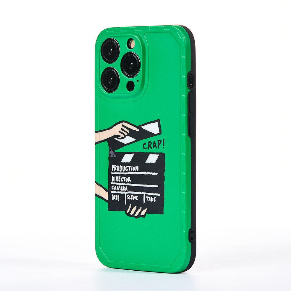 Husa Ready? Action! - iPhone 13 Pro - Verde