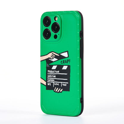 Husa Ready? Action! - iPhone 13 Pro - Verde