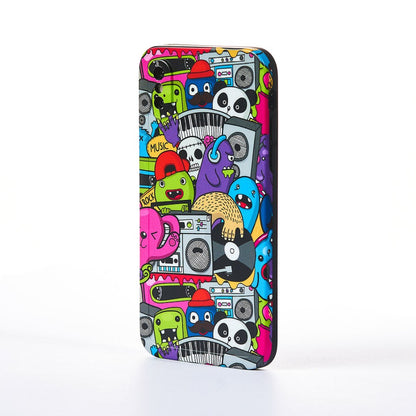Husa Cartoon Monster - iPhone X/XS - Multicolor