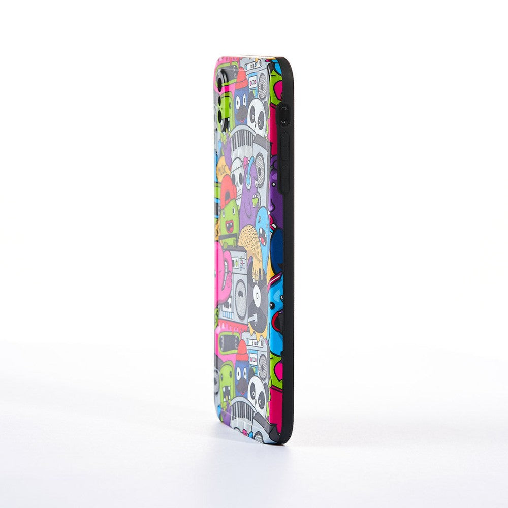 Husa Cartoon Monster - iPhone XS Max - Multicolor