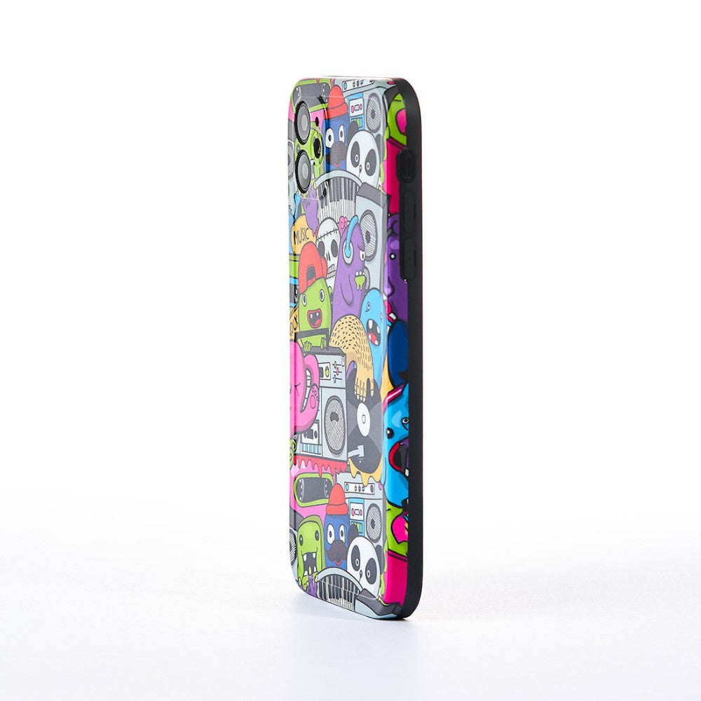 Husa Cartoon Monster - iPhone 11 - Multicolor
