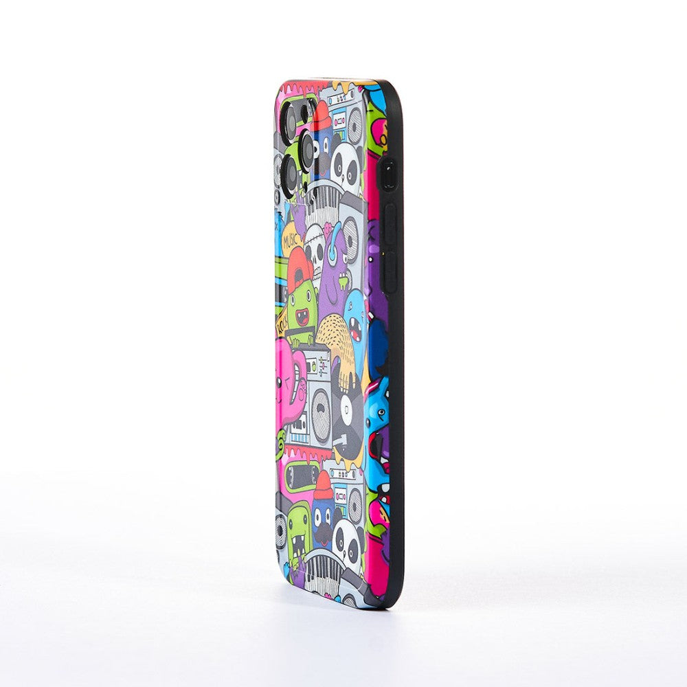Husa Cartoon Monster - iPhone 11 Pro - Multicolor