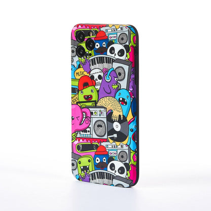 Husa Cartoon Monster - iPhone 11 Pro Max - Multicolor