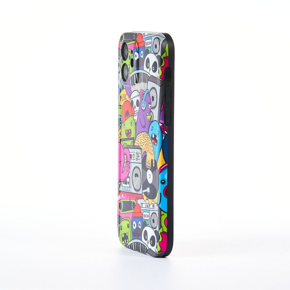 Husa Cartoon Monster - iPhone 12 - Multicolor
