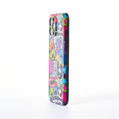 Husa Cartoon Monster - iPhone 12 Pro - Multicolor