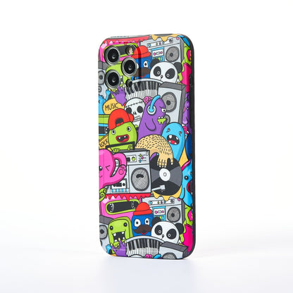 Husa Cartoon Monster - iPhone 12 Pro - Multicolor