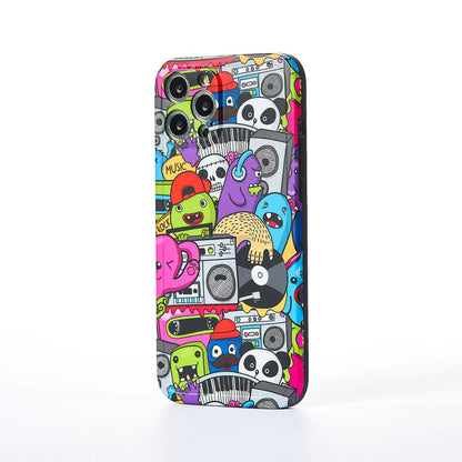 Husa Cartoon Monster - iPhone 12 Pro Max - Multicolor
