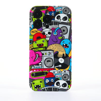 Husa Cartoon Monster - iPhone 13 Pro - Multicolor
