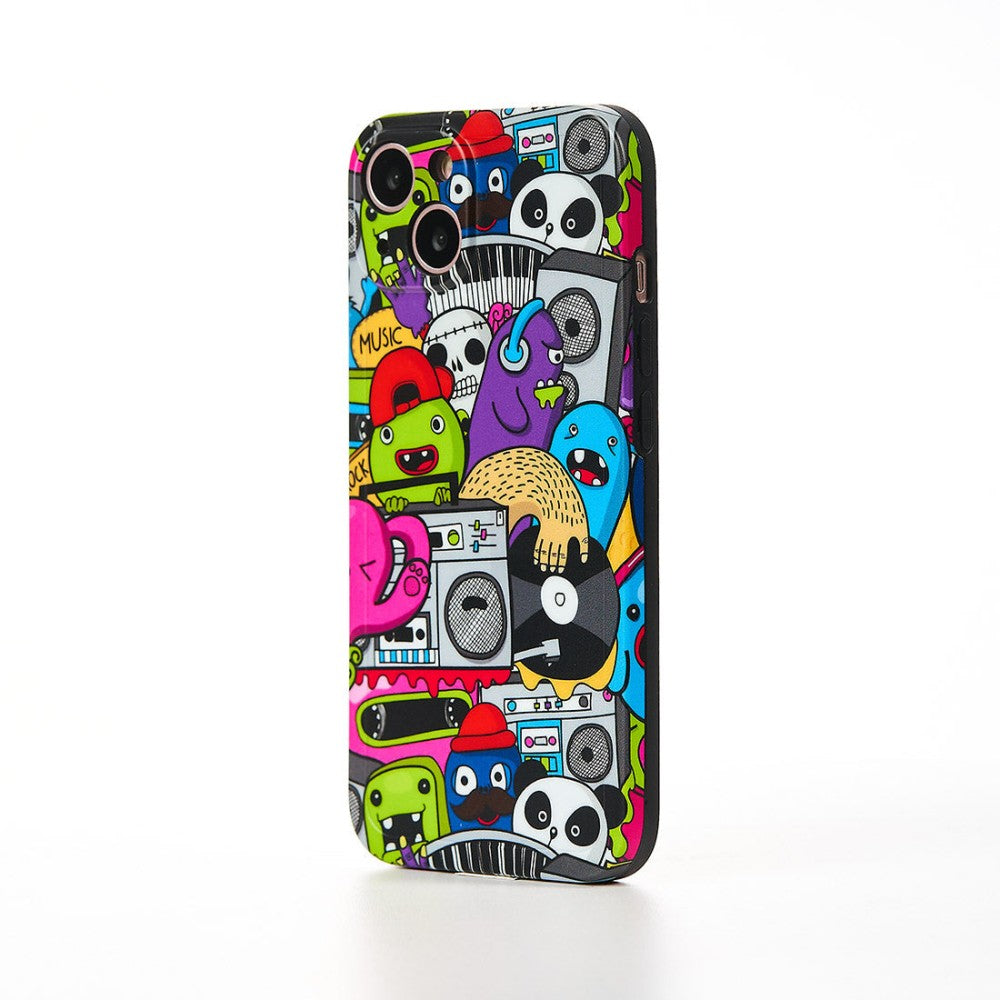 Husa Cartoon Monster - iPhone 13 - Multicolor