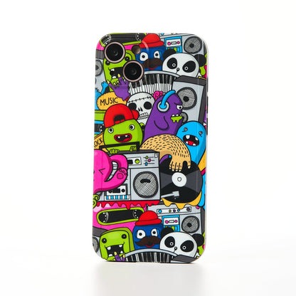 Husa Cartoon Monster - iPhone 13 - Multicolor