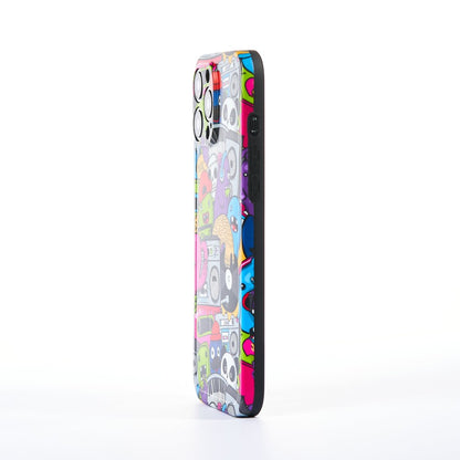 Husa Cartoon Monster - iPhone 13 Pro Max - Multicolor