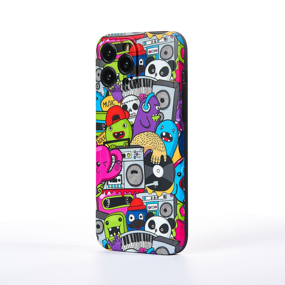Husa Cartoon Monster - iPhone 13 Pro Max - Multicolor